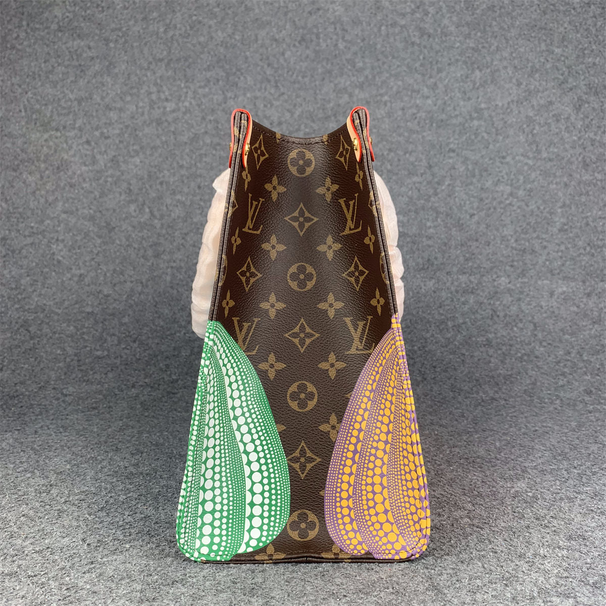 LV YK Onthego PM Pumpkin Print