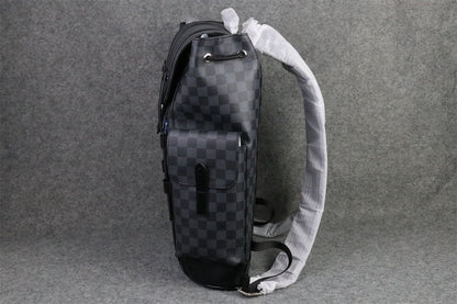 LV CHRISTOPHER DAMIER GRAPHITE PM 'Grey/BLACK'
