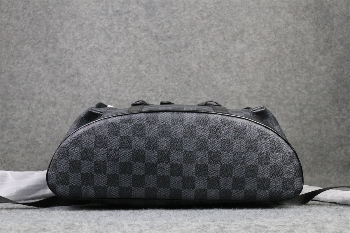 LV CHRISTOPHER DAMIER GRAPHITE PM 'Grey/BLACK'