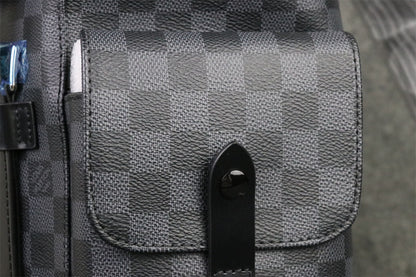 LV CHRISTOPHER DAMIER GRAPHITE PM 'Grey/BLACK'