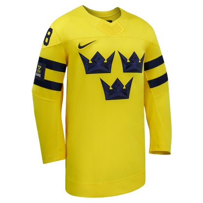 William Nylander Sweden Hockey Nike 2026 Away Replica Jersey - Yellow
