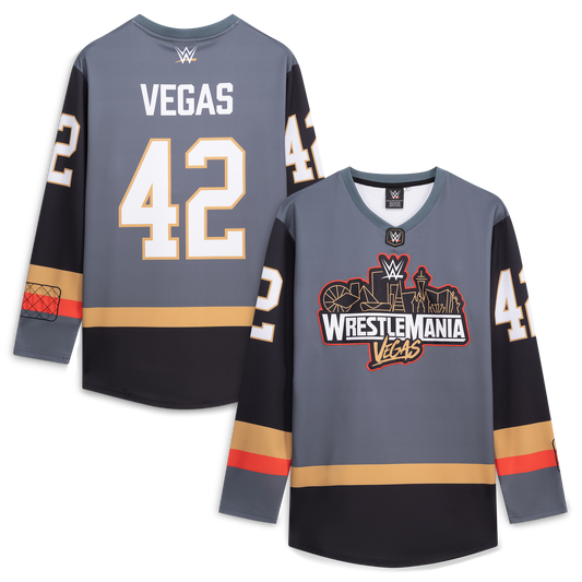 WrestleMania 42 Fashion Hockey Jersey - Gray