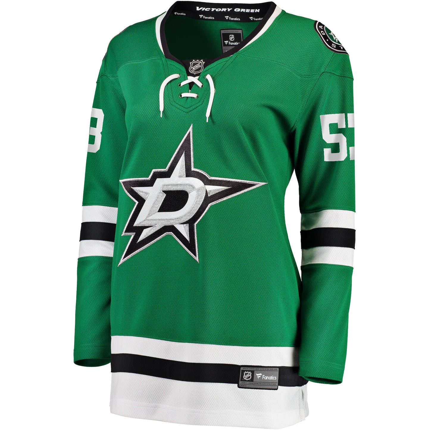 Wyatt Johnston Dallas Stars Fanatics Women's Home Breakaway Player Jersey - Kelly Green
