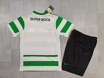 KIDS Sporting CP 2025/26 Home Stadium Kit (Replica)