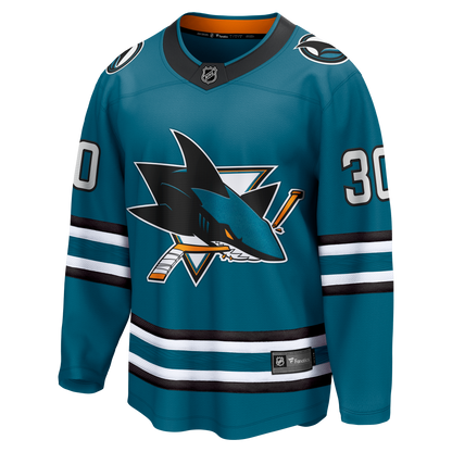 Yaroslav Askarov San Jose Sharks Fanatics Home Breakaway Jersey - Teal