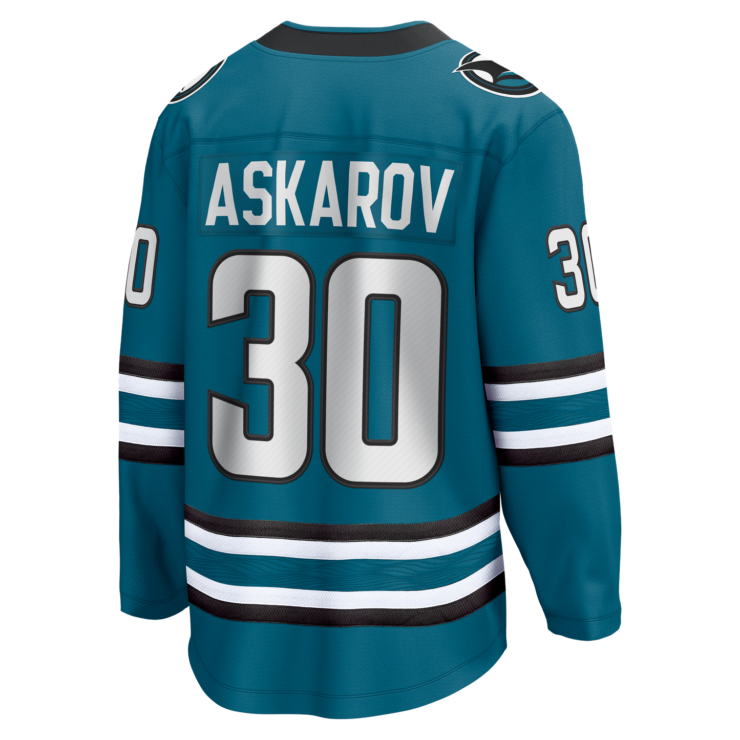 Yaroslav Askarov San Jose Sharks Fanatics Home Breakaway Jersey - Teal