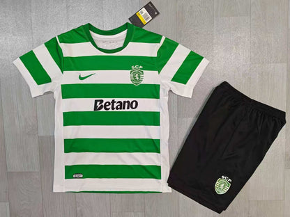 KIDS Sporting CP 2025/26 Home Stadium Kit (Replica)