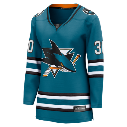 Yaroslav Askarov San Jose Sharks Fanatics Women's Home Breakaway Jersey - Teal