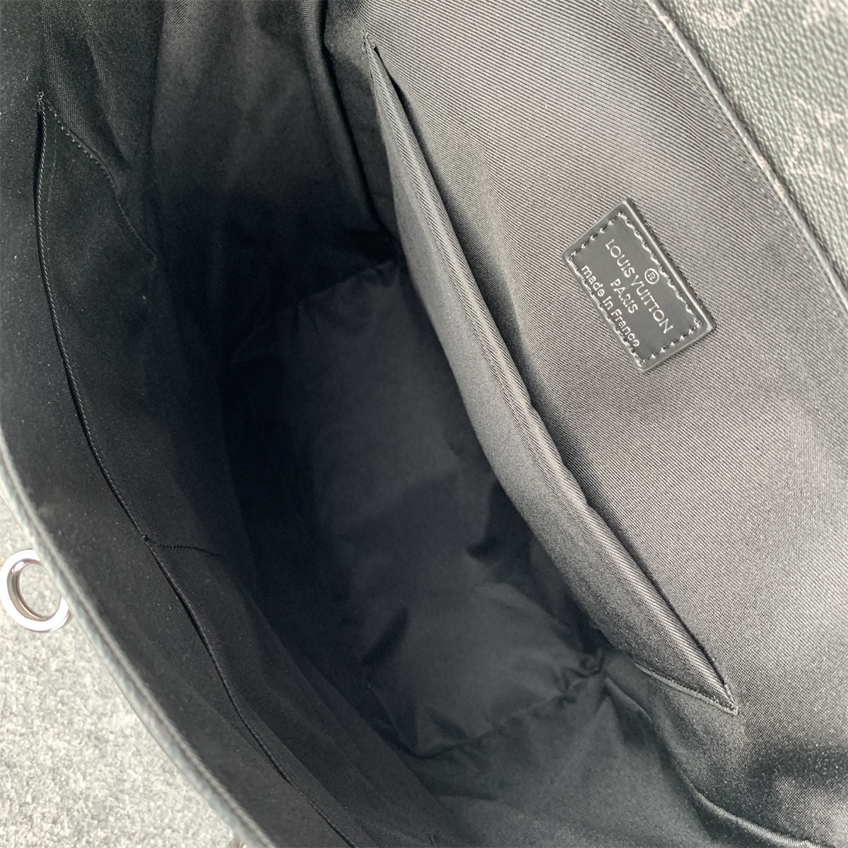 LV Steamer Backpack Monogram Eclipse