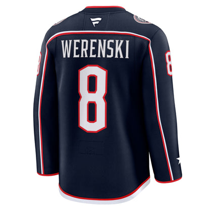 Zach Werenski Columbus Blue Jackets Fanatics Home Premium Jersey - Navy
