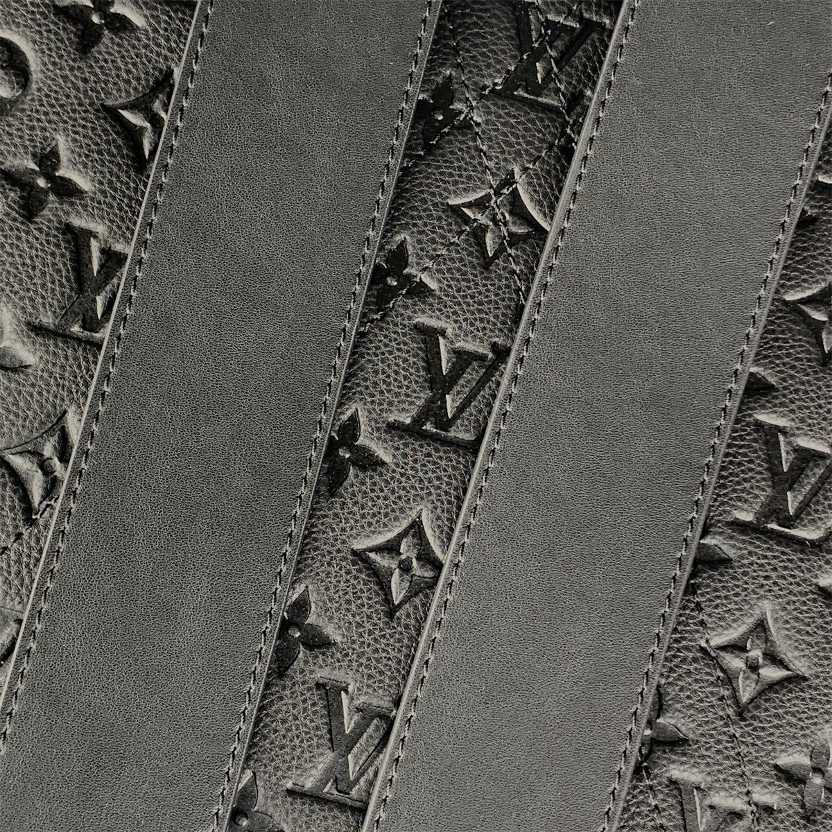 LV Black & Orange Taurillon Leather Monogram Christopher Backpack