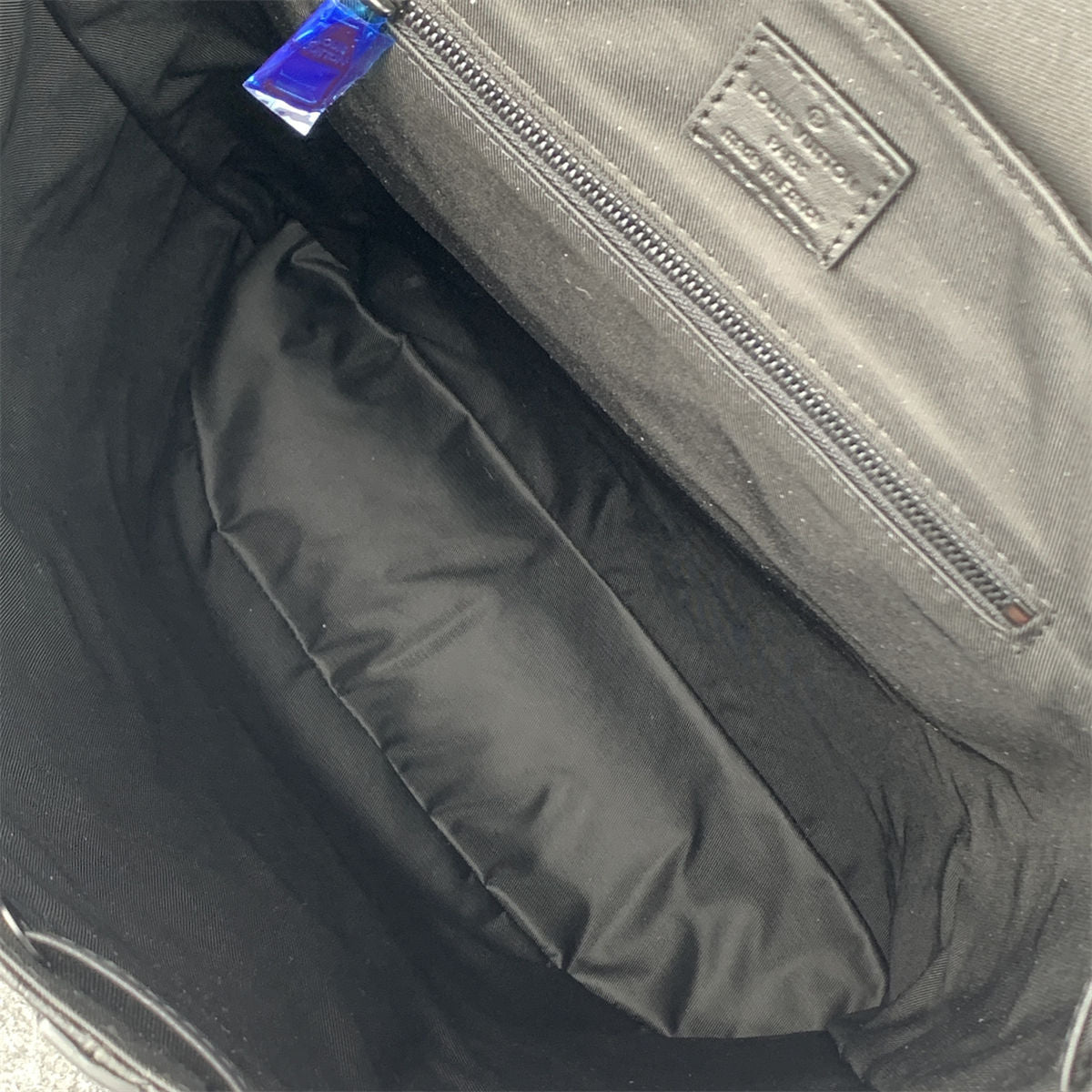LV Black & Orange Taurillon Leather Monogram Christopher Backpack