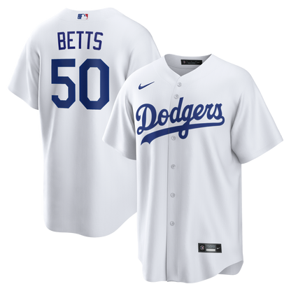 Mookie Betts Los Angeles Dodgers Nike Home Replica Jersey - White