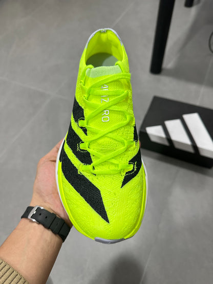 Adidas Adizero Prime X3 Strung Shoes Fluorescent
