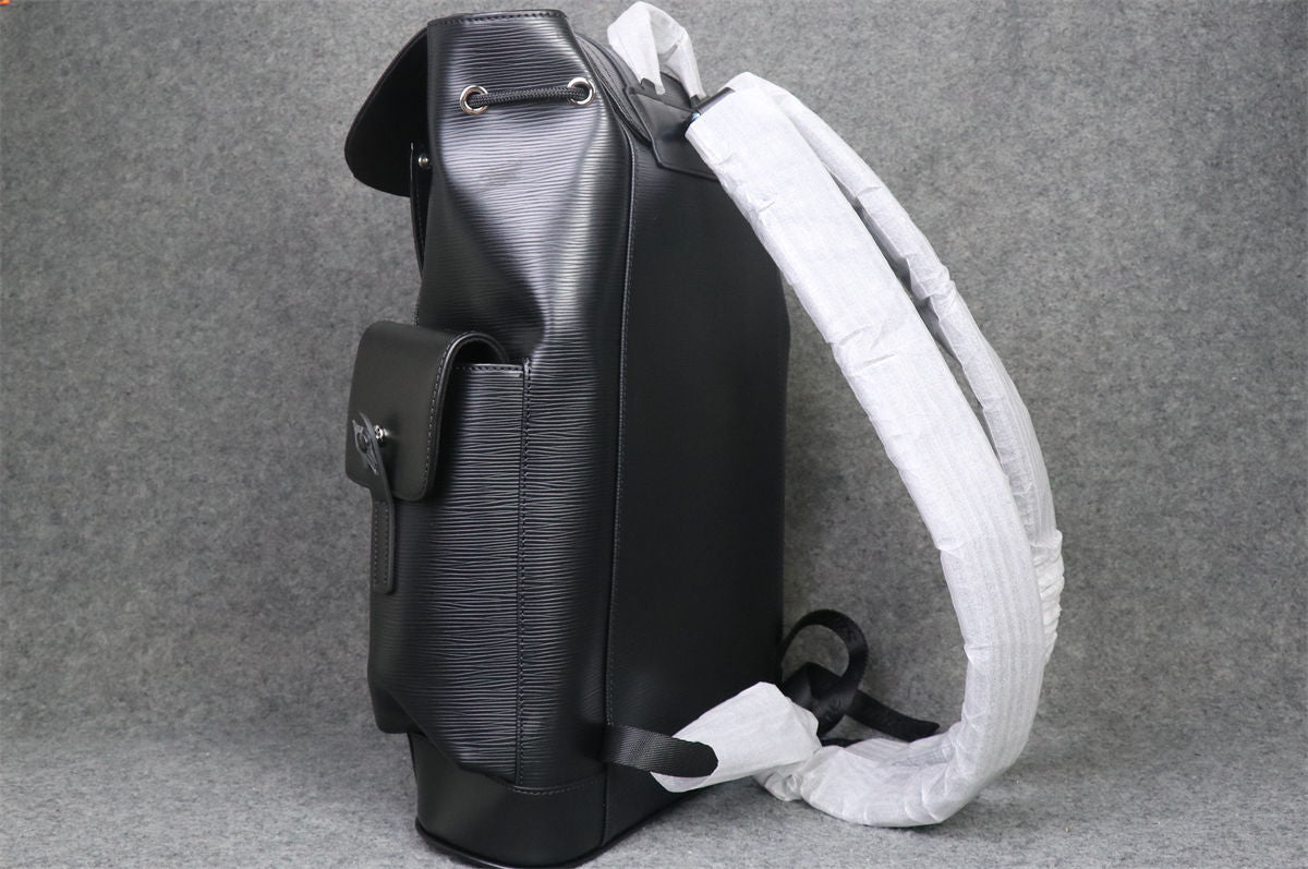 LV CHRISTOPHER BACKPACK EPI PM BLACK
