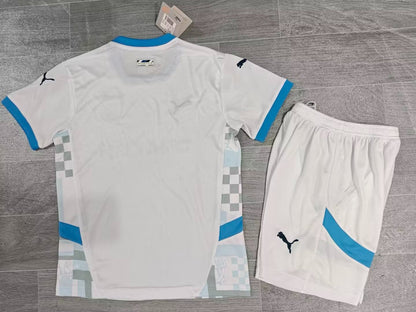 KIDS Olympique de Marseille Home Kit (Jersey & Shorts Set)