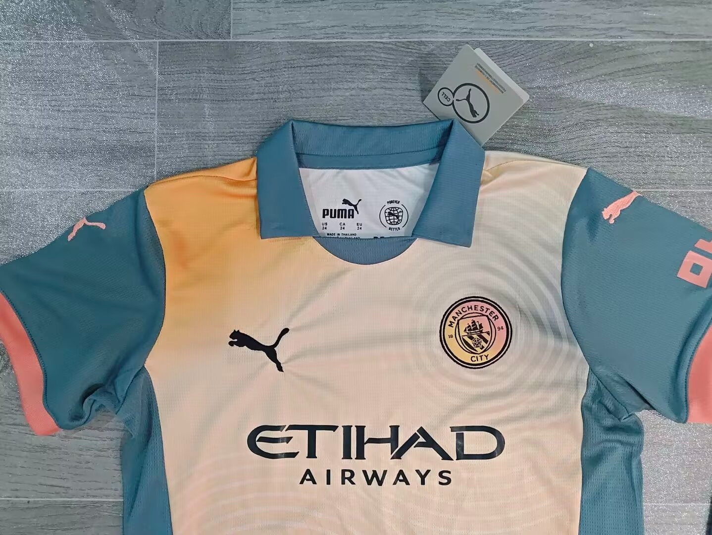 KIDS Manchester City FC “Gradient” Special Edition Kit (Jersey & Shorts Set)