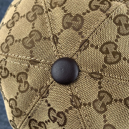 Gucci Original GG Canvas Baseball Hat with Web 'Beige/Brown'