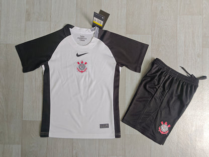 KIDS Corinthians 2025/26 Home Kit (Jersey & Shorts Set)