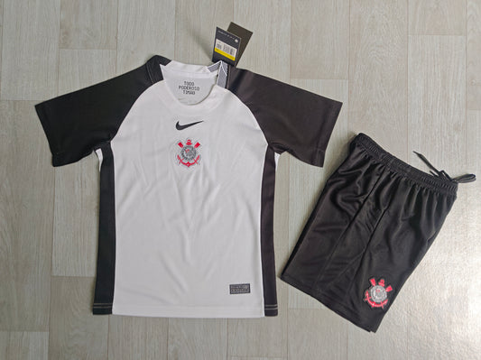 KIDS Corinthians 2025/26 Home Kit (Jersey & Shorts Set)