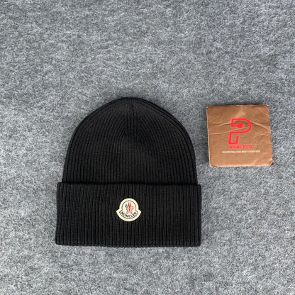 Moncler Cashmere Beanie Hat 'Black'