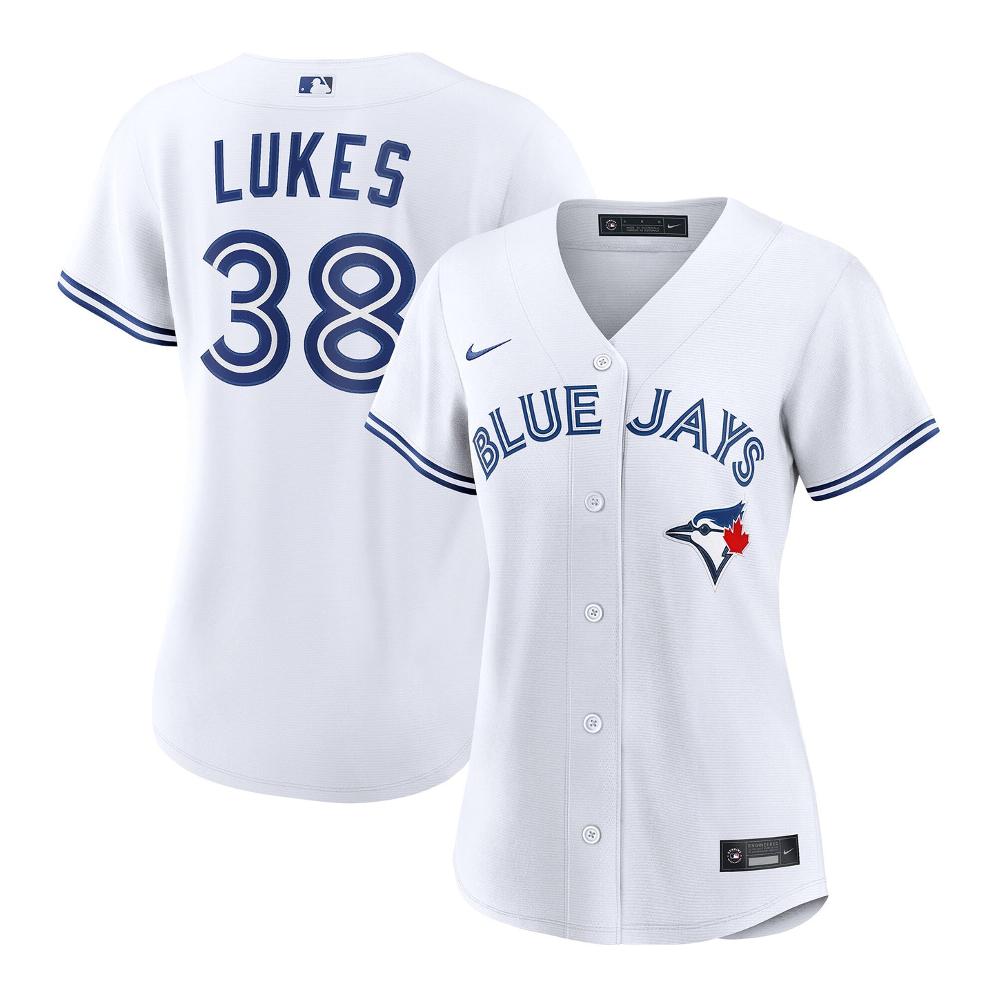 Nathan Lukes Toronto Blue Jays Nike Women's Home Replica Jersey - White