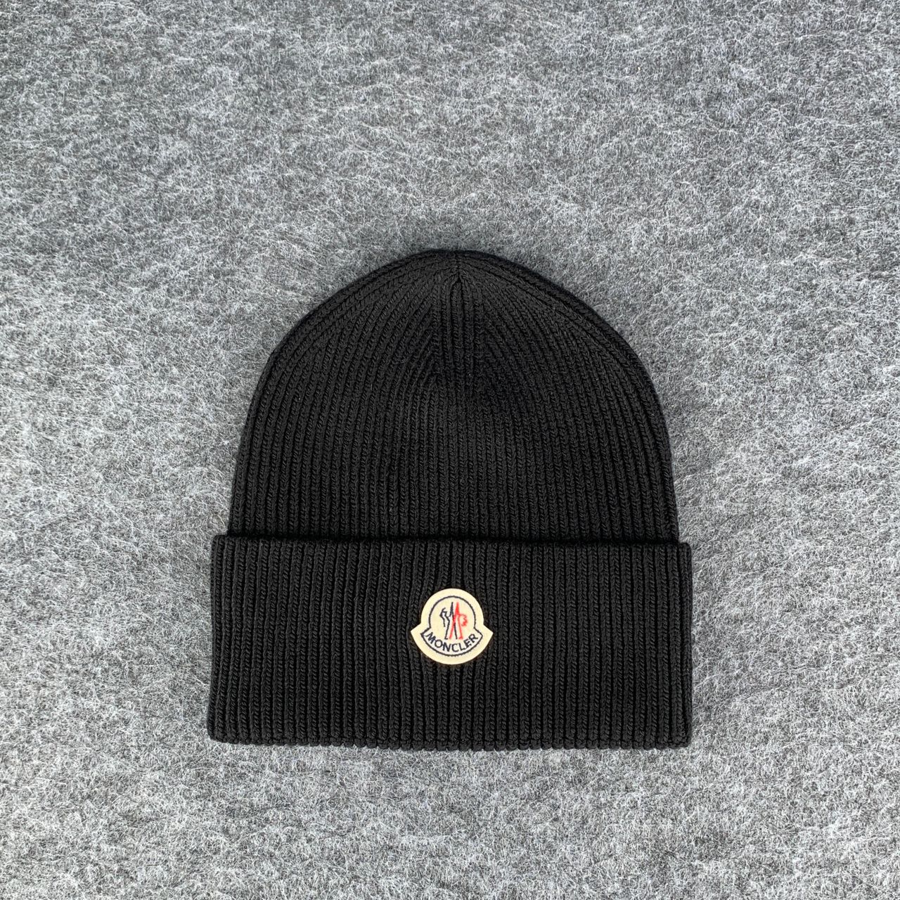 Moncler Cashmere Beanie Hat 'Black'