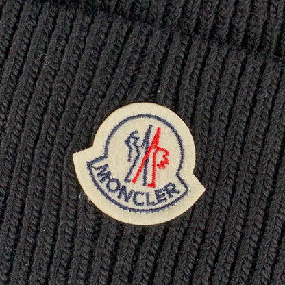 Moncler Cashmere Beanie Hat 'Black'