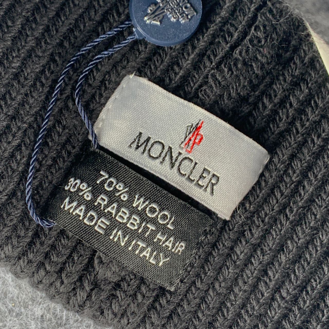 Moncler Cashmere Beanie Hat 'Black'