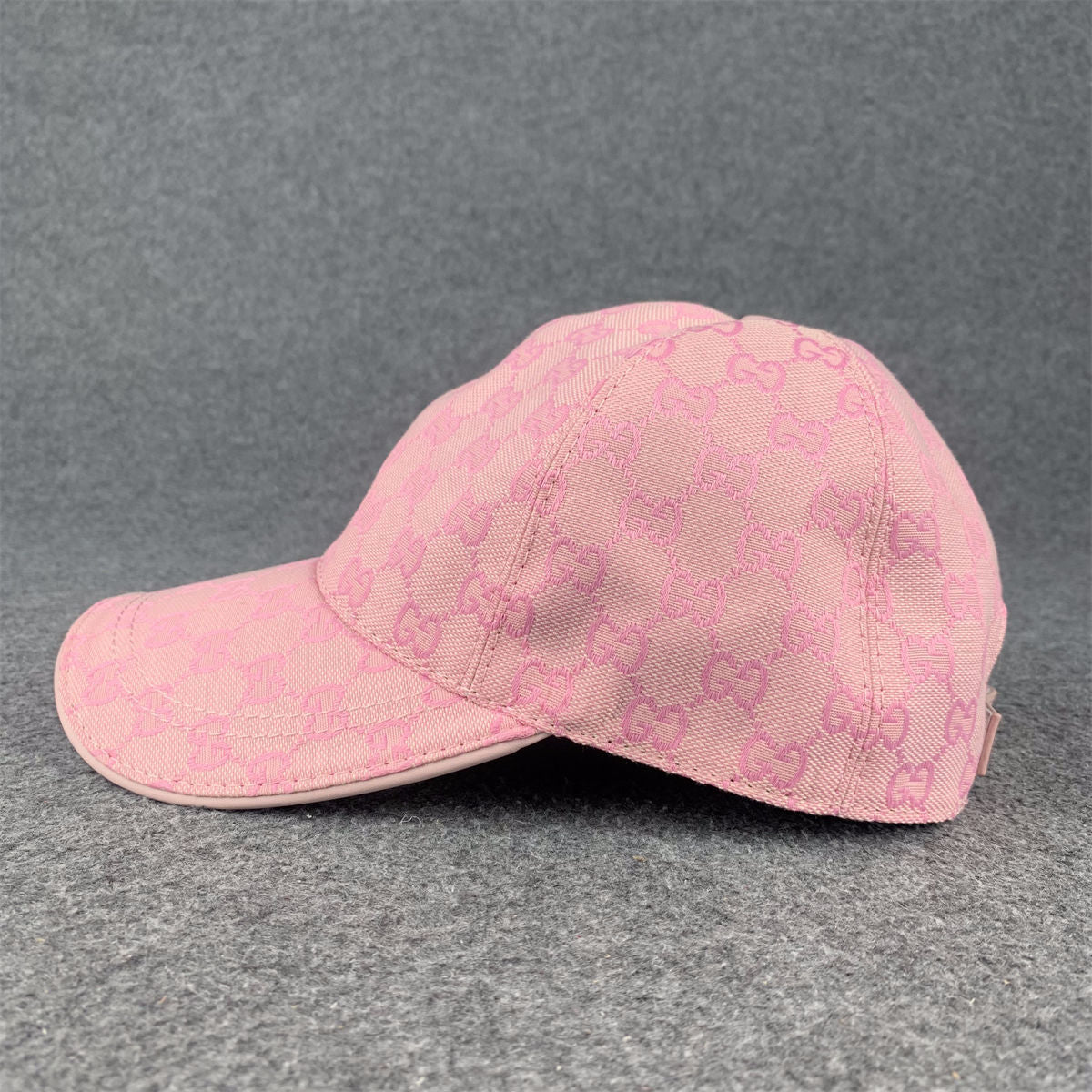 Gucci GG Canvas Baseball Cap/Hat 'Pink'