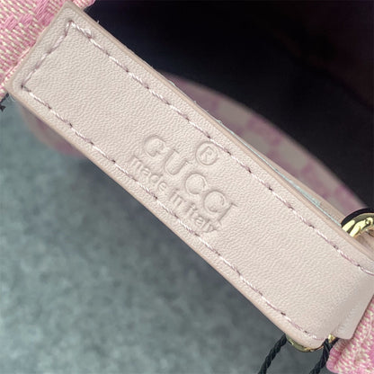 Gucci GG Canvas Baseball Cap/Hat 'Pink'