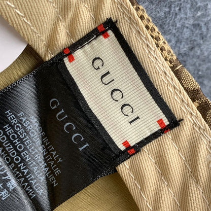 Gucci Jumbo GG Canvas Baseball Hat 'Camel/Ebony'