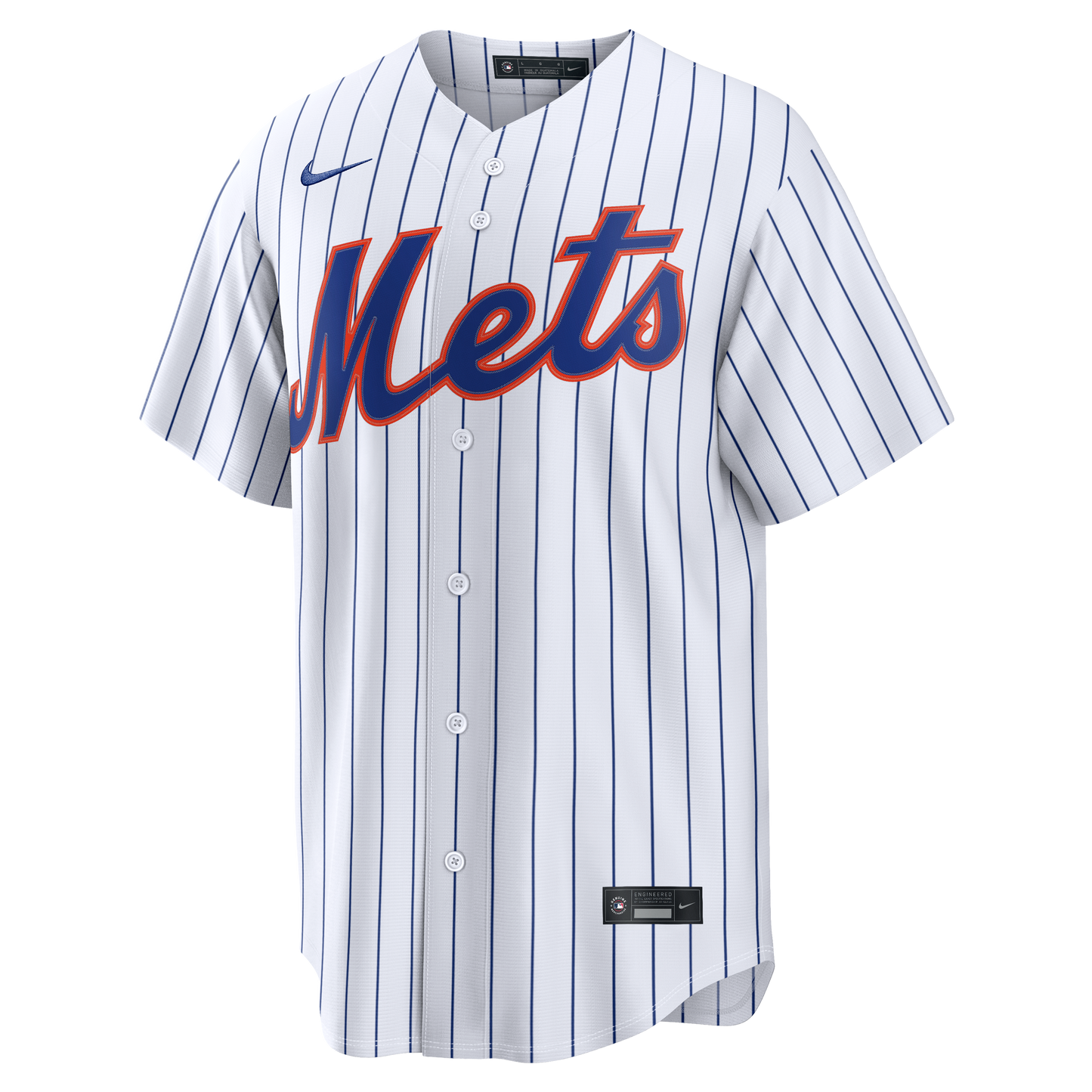 New York Mets Nike Home Replica Custom Jersey - White