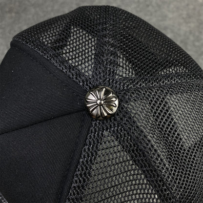 Chrome Hearts CH Hollywood Trucker Hat 'Black'