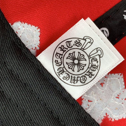 Chrome Hearts Cross Patch Snapback Hat 'Red'
