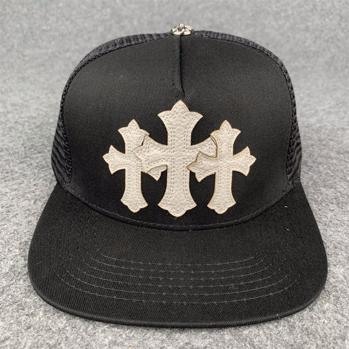 Chrome Hearts Cemetery Trucker Hat 'Black'
