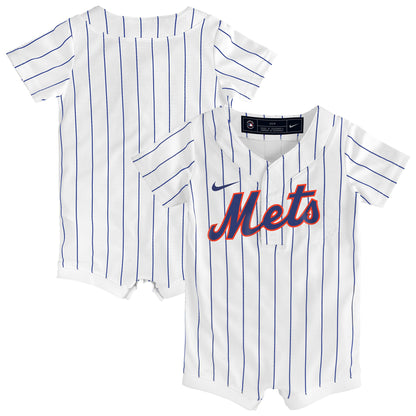New York Mets Nike Newborn &amp;amp; Infant Home Replica Romper Jersey - White
