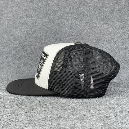 Chrome Hearts Chomper Hollywood Trucker Hat 'Black/White'