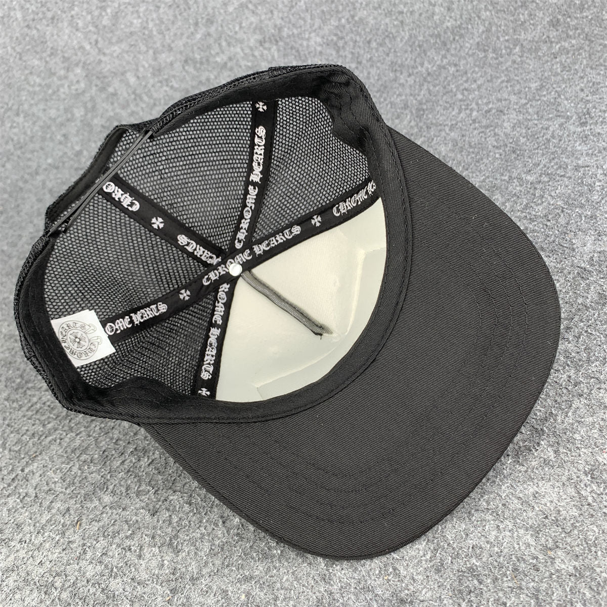 Chrome Hearts Chomper Hollywood Trucker Hat 'Black/White'