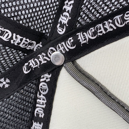 Chrome Hearts Chomper Hollywood Trucker Hat 'Black/White'
