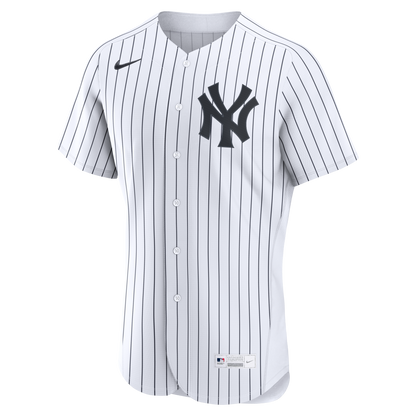 New York Yankees Nike Home Authentic Custom Jersey - White