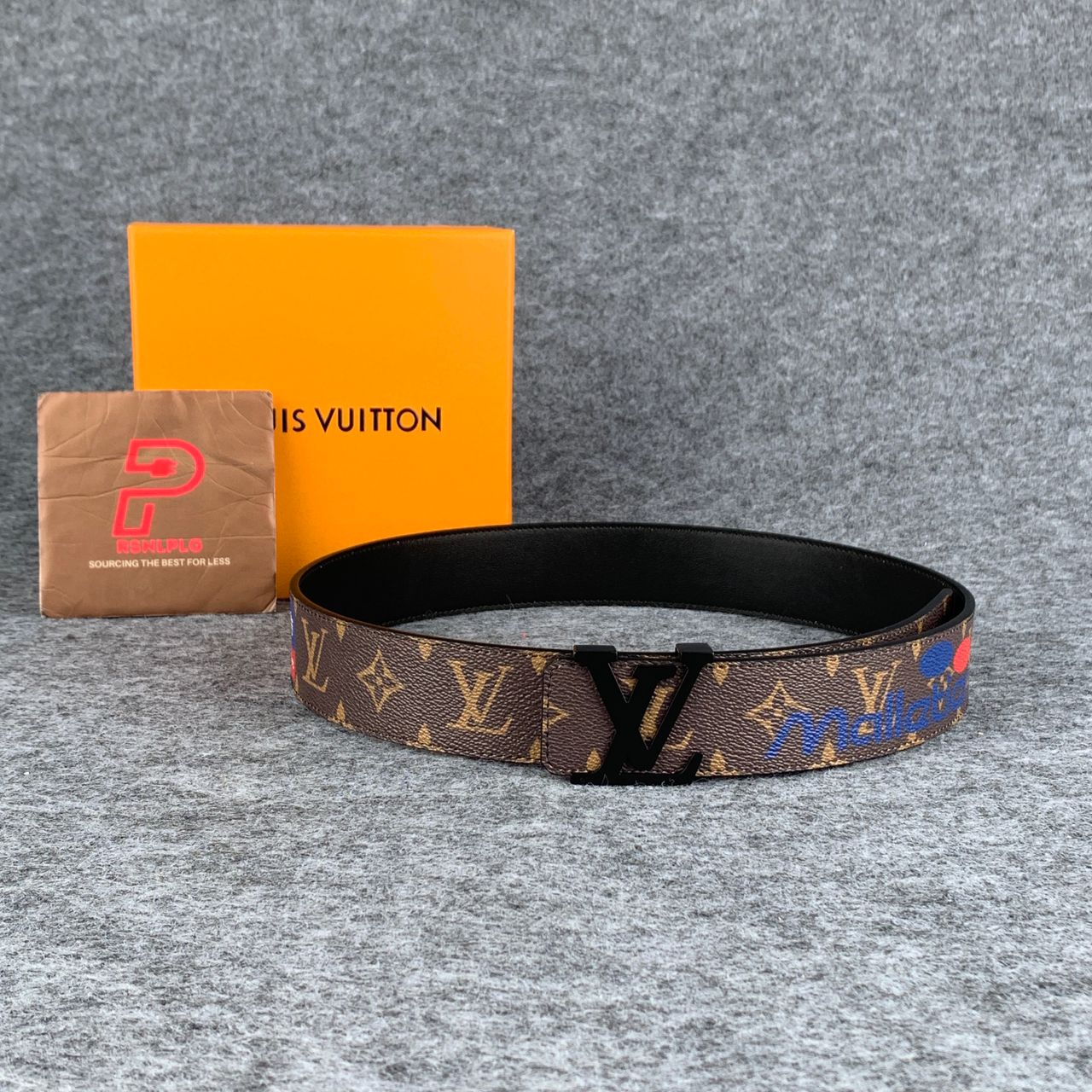 LV Initiales 40mm Belt Monogram Logo Story 'Brown'