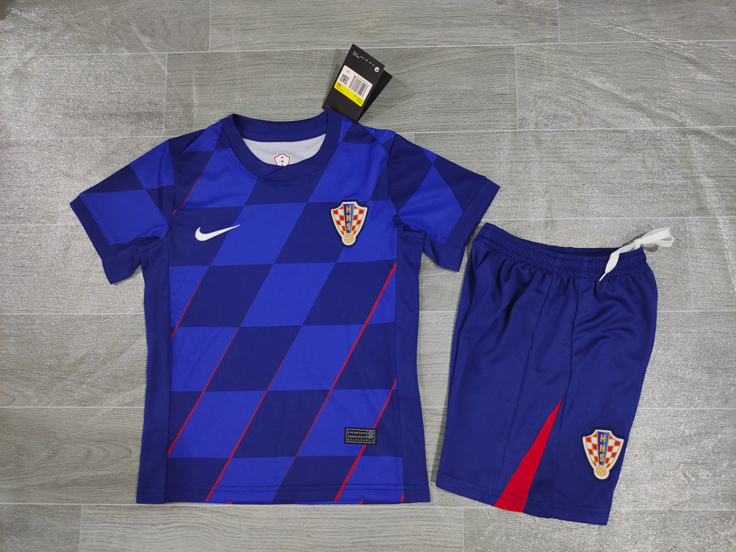 KIDS Nike Croatia National Team Away Kids' Football Kit (Jersey + Shorts Set)