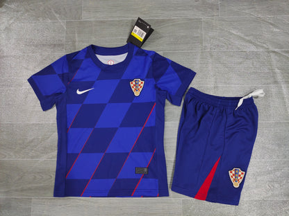 KIDS Nike Croatia National Team Away Kids' Football Kit (Jersey + Shorts Set)