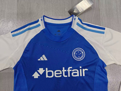 KIDS Cruzeiro Esporte Clube Home Kit (Jersey & Shorts Set)