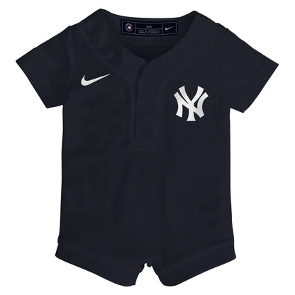 New York Yankees Nike Newborn Alternate Replica Romper Jersey - Navy