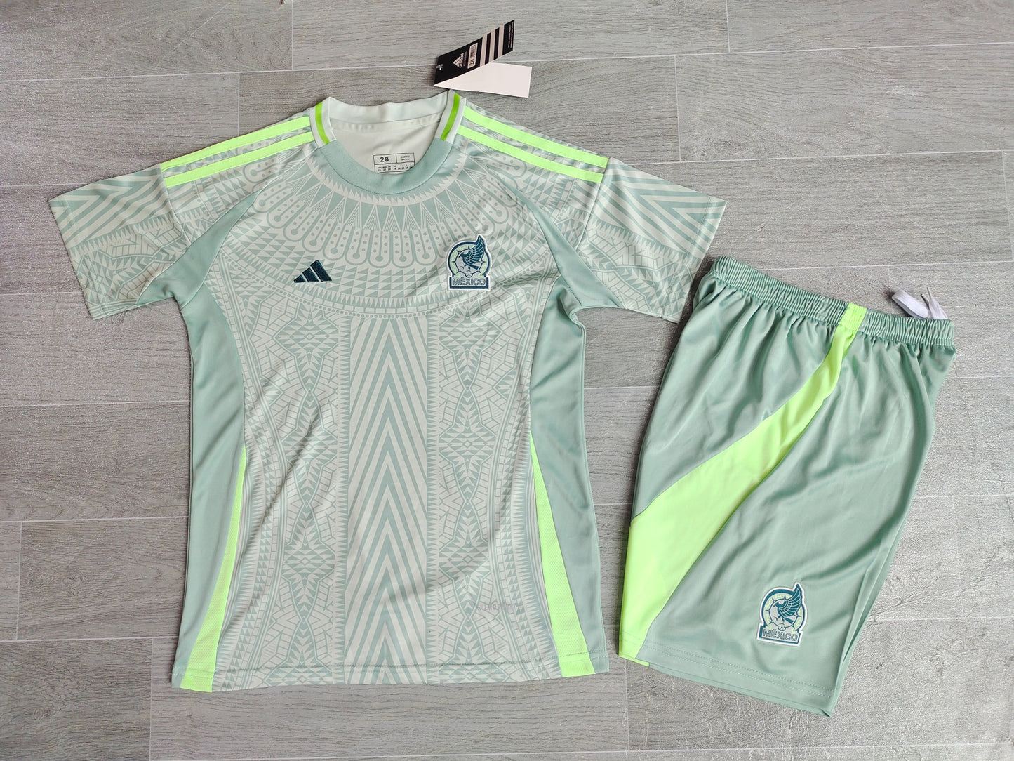 KIDS Mexico National Team 2024/25 Away Stadium Kit Set (Kids/Youth)