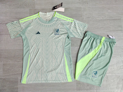 KIDS Mexico National Team 2024/25 Away Stadium Kit Set (Kids/Youth)