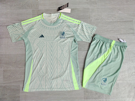 KIDS Mexico National Team 2024/25 Away Stadium Kit Set (Kids/Youth)