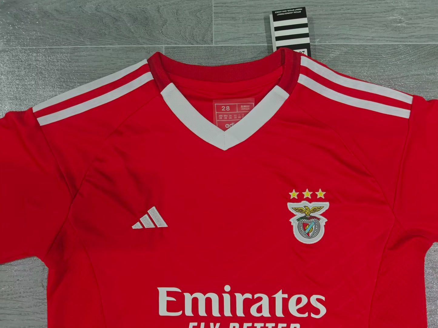 KIDS Adidas SL Benfica 2024/25 Home Replica Kit (Kids' Set: Jersey + Shorts)
